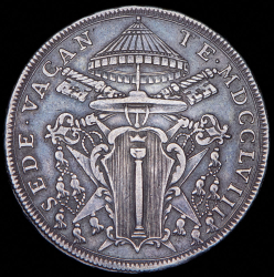 1 скудо 1758 "Sede Vacante" (Папское государство)