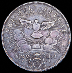 1 скудо 1758 "Sede Vacante" (Папское государство)