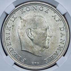 10 крон 1968 "Свадьба принцессы Бенедикты" (Дания) (в слабе)