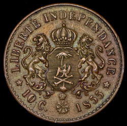 10 сантимов 1855 (Гаити)