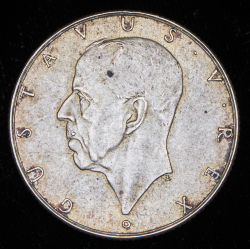 2 кроны 1938 "300 лет поселению Делавэр" (Швеция)