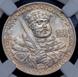 2 марки 1908 "350-летие Йенского университета" (Саксен-Веймар-Эйзенах) (в слабе)