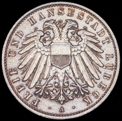 2 марки 1911 (Любек) А