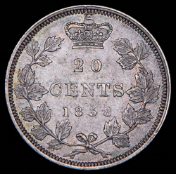 20 центов 1858 (Канада)