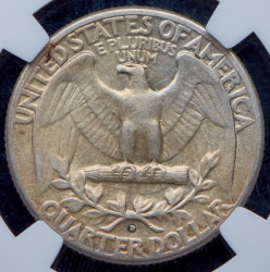 25 центов 1932 (США) (в слабе) D