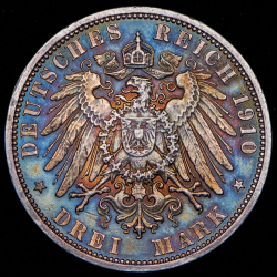 3 марки 1910 (Любек) А