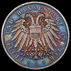 3 марки 1910 (Любек) А