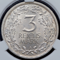 3 марки 1931 (Германия) (в слабе) А