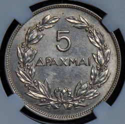 5 драхм 1930 (Греция) (в слабе)
