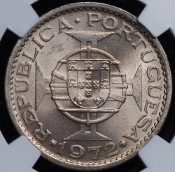 5 эскудо 1972 (Ангола) (в слабе)