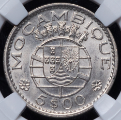 5 эскудо 1973 (Мозамбик) (в слабе)