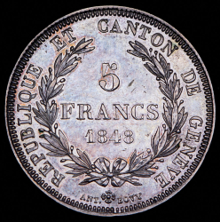 5 франков 1848 (Женева)