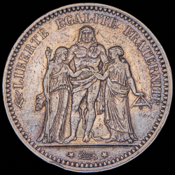 5 франков 1873 (Франция) А