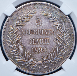 5 марок 1894 (Германская Новая Гвинея) (в слабе) А