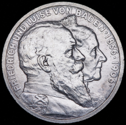 5 марок 1906 "50 лет свадьбе Фридриха I и Луизы Прусской" (Баден)