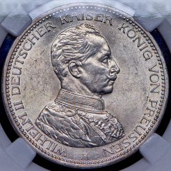 5 марок 1914 (Пруссия) (в слабе) А