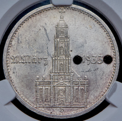 5 марок 1934 (Германия) (в слабе) D