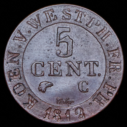 5 сантимов 1812 (Вестфалия)