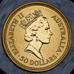 50 долларов 1993 "Австралийский самородок - Валлаби" (Австралия)