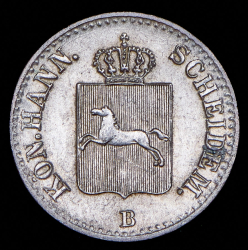 6 пфеннигов 1845 (Ганновер) В