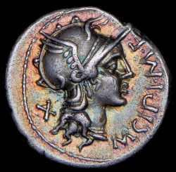 Денарий. Марк Ципий. Рим республика