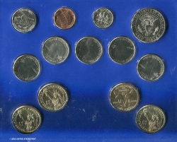 Годовой набор монет 2016 (США, Филадельфия) (в п/у)