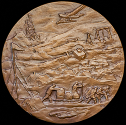 Медаль "50 лет Челюскинской эпопее" 1985