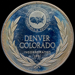 Медаль "Denver  United States Conference of Mayors" (США) (в п/у)
