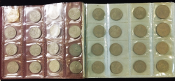 Набор из 125 монет (СССР, РФ) (в альбоме)
