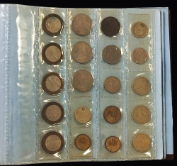 Набор из 125 монет (СССР  РФ) (в альбоме)