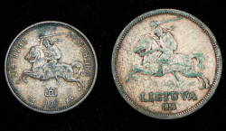 Набор из 2 сер. монет (Литва)