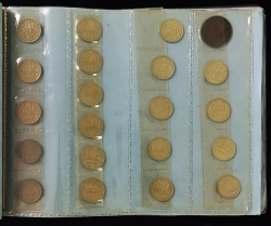 Набор из 264 монет (СССР, РФ) (в альбоме)