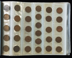 Набор из 264 монет (СССР  РФ) (в альбоме)