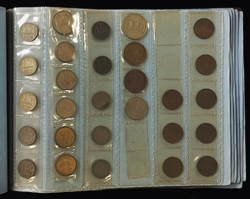 Набор из 264 монет (СССР  РФ) (в альбоме)