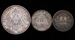 Набор из 3 сер. монет (Германия)