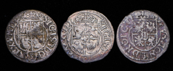 Набор из 3 сер. монет Полторак 1621-1623 (Польша)
