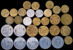 Набор из 30 монет (Украина)