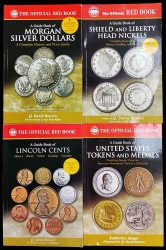 Набор из 4 нумизматических справочников (США)