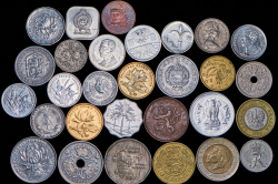 Набор из 54 монет (страны мира)