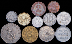 Набор из 54 монет (страны мира)