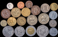 Набор из 54 монет (страны мира)