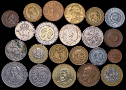 Набор из 54 монет (страны мира)