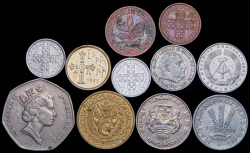 Набор из 54 монет (страны мира)