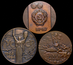 Набор из 6 медалей "История советской Украины"