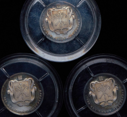 Набор из 6 жетонов "300 лет Санкт-Петербургу"