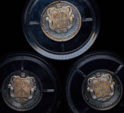 Набор из 6 жетонов "300 лет Санкт-Петербургу"