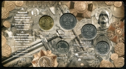 Набор разменных монет Банка России 2021 (в п/у) ММД