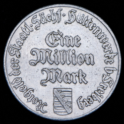 Нотгельд 1000000 марок 1923 (Фрайберг)