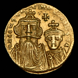 Солид. Константин II и Константин IV. Византия