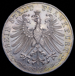 Талер 1849 "100 лет со дня рождения Иоганна Вольфганга фон Гёте" (Франкфурт)